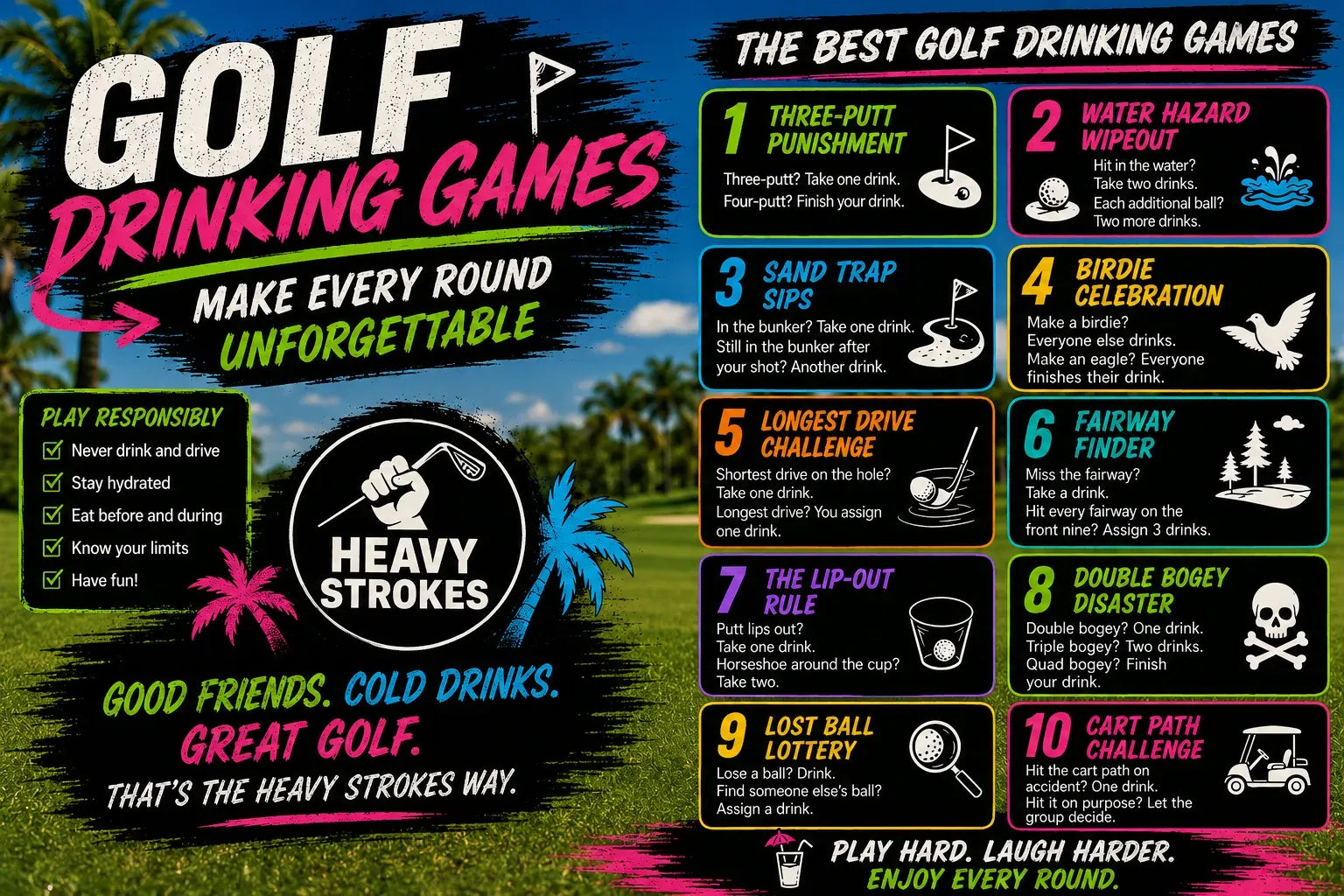 Golf drinking games