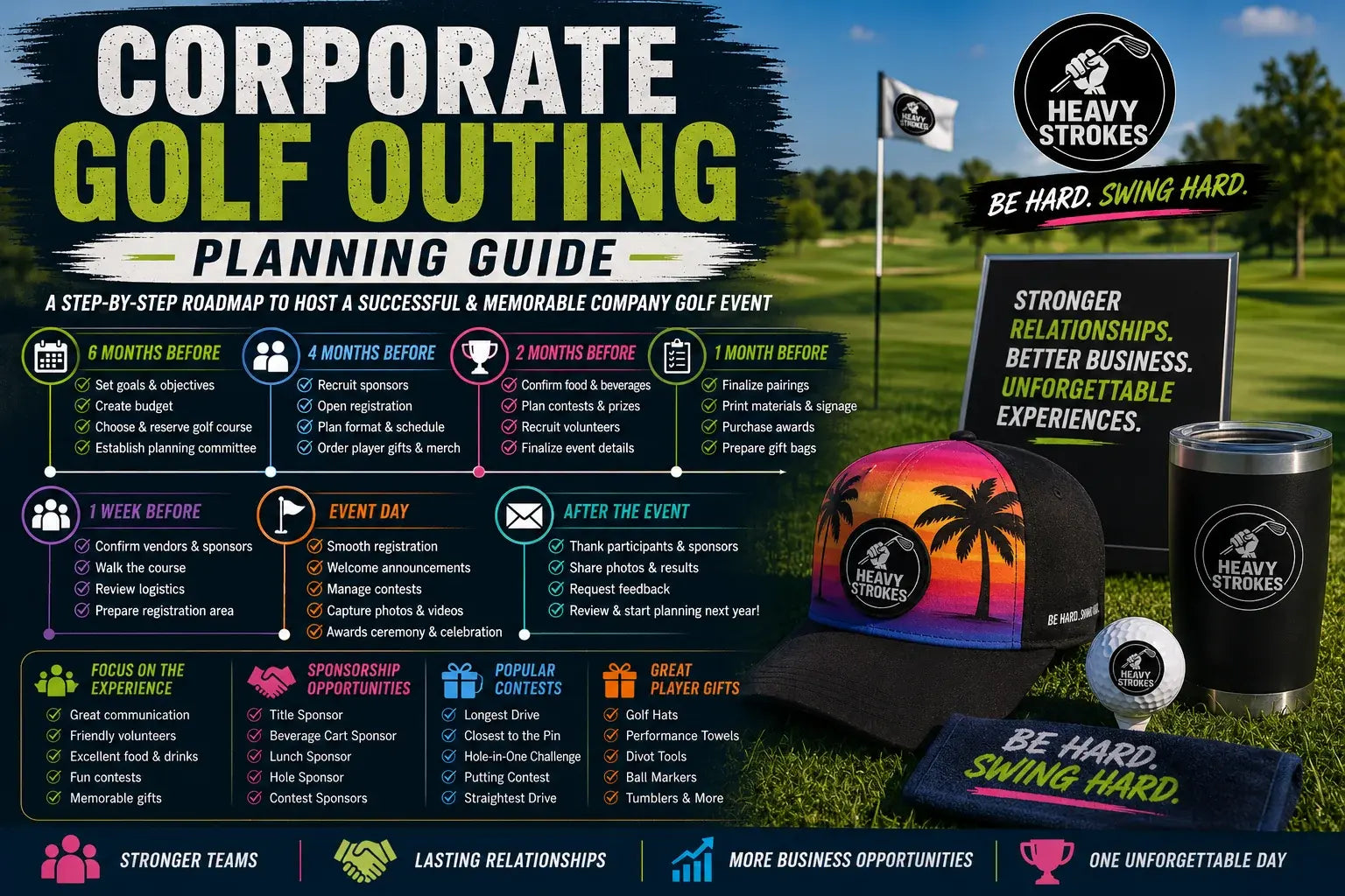 Corporate golf outing planning guide for business events