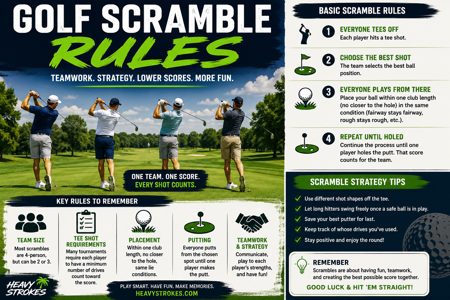 Golf Scramble Rules: Everything You Need to Know Before Your Next Tournament