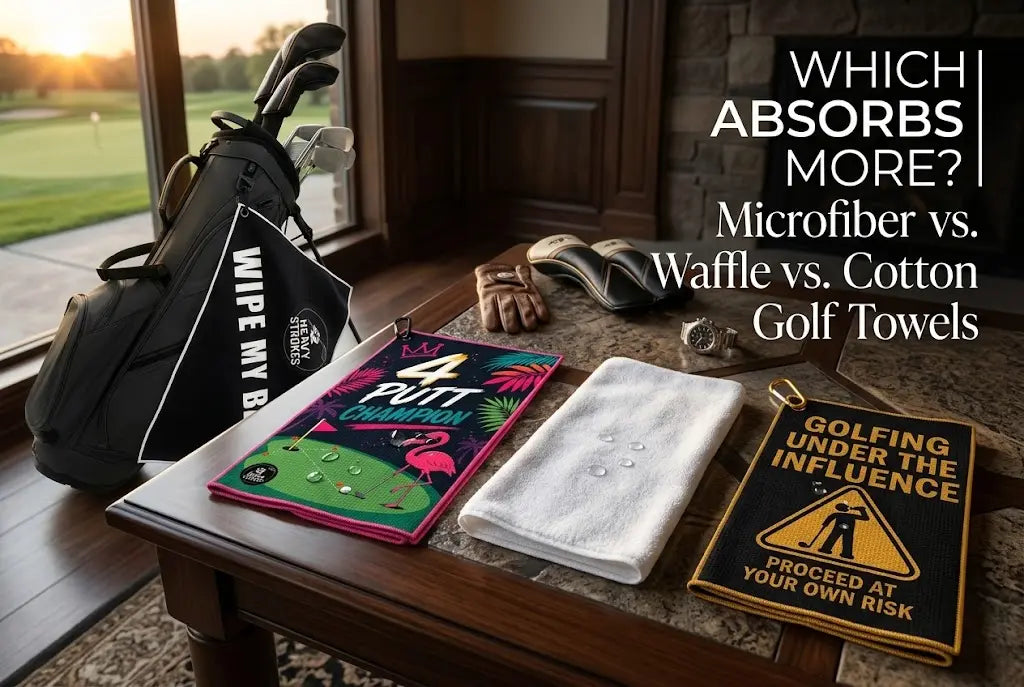 microfiber vs waffle golf towel 