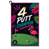 The "4 Putt Champion" Funny Golf Towel