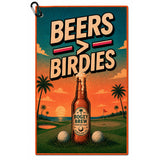 beers-over-birdies-microfiber-golf-towel-carabiner-detail