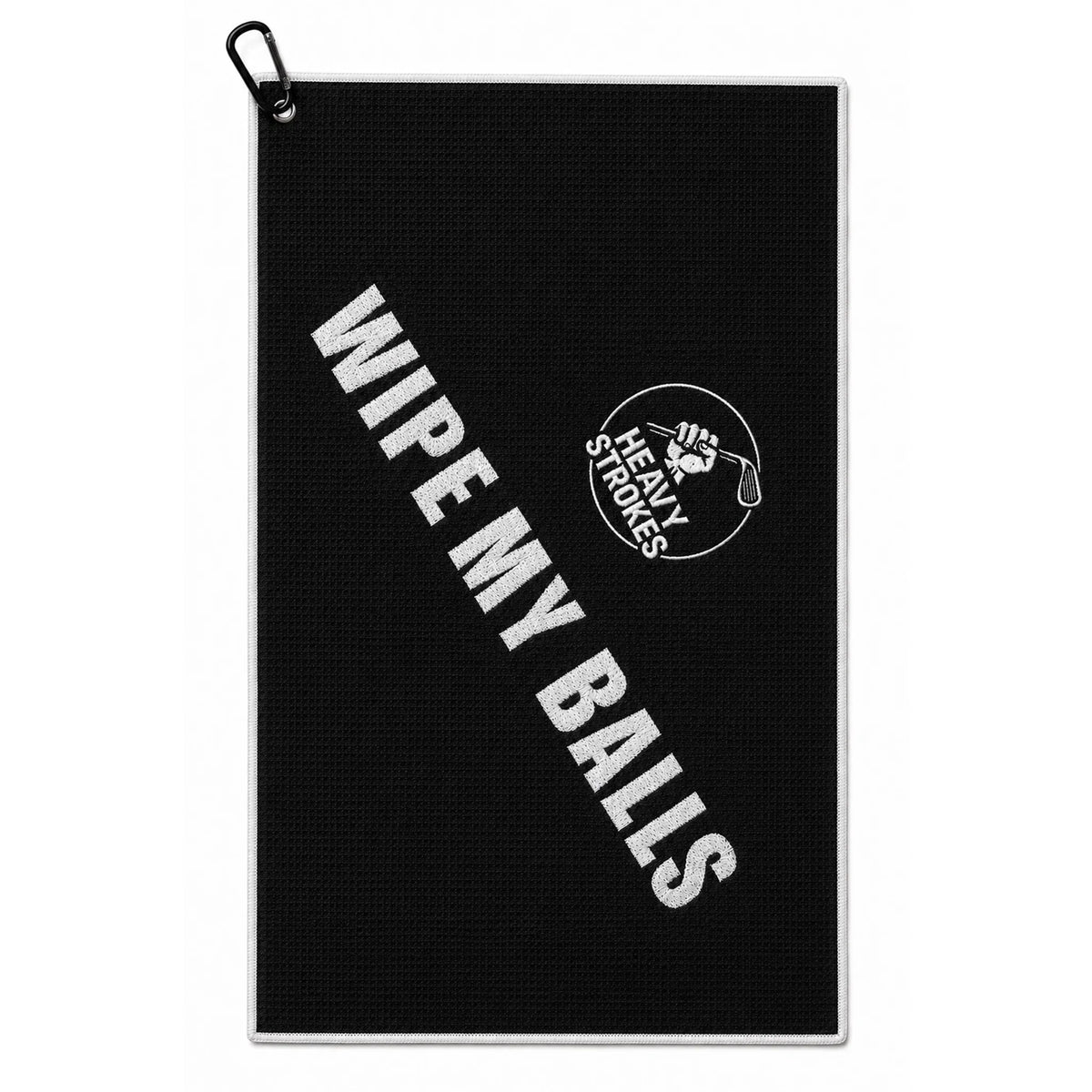 wipe-my-balls-microfiber-golf-towel-carabiner-detail