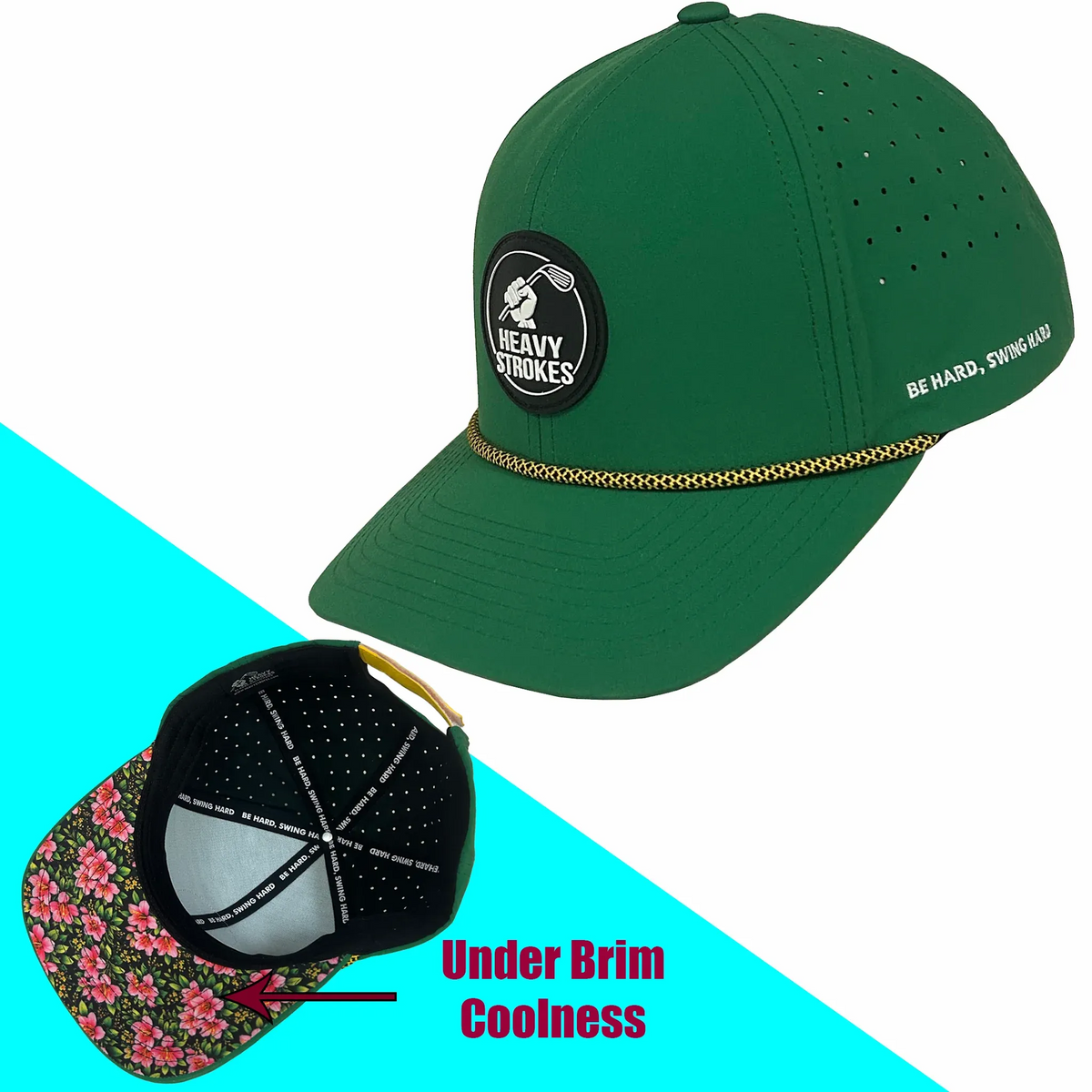 green-jacket-reject-golf-hat-for-men-all-angles