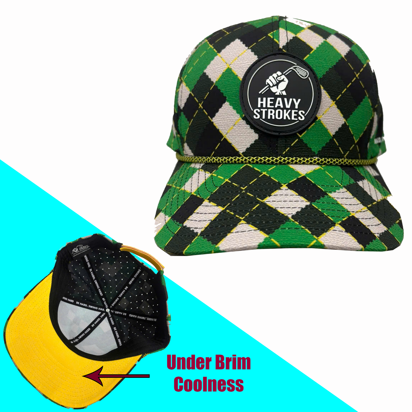 The "Plaid Intentions" Golf Hat