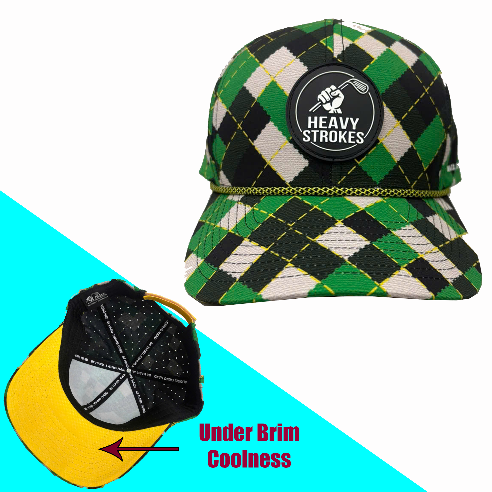 The "Plaid Intentions" Golf Hat