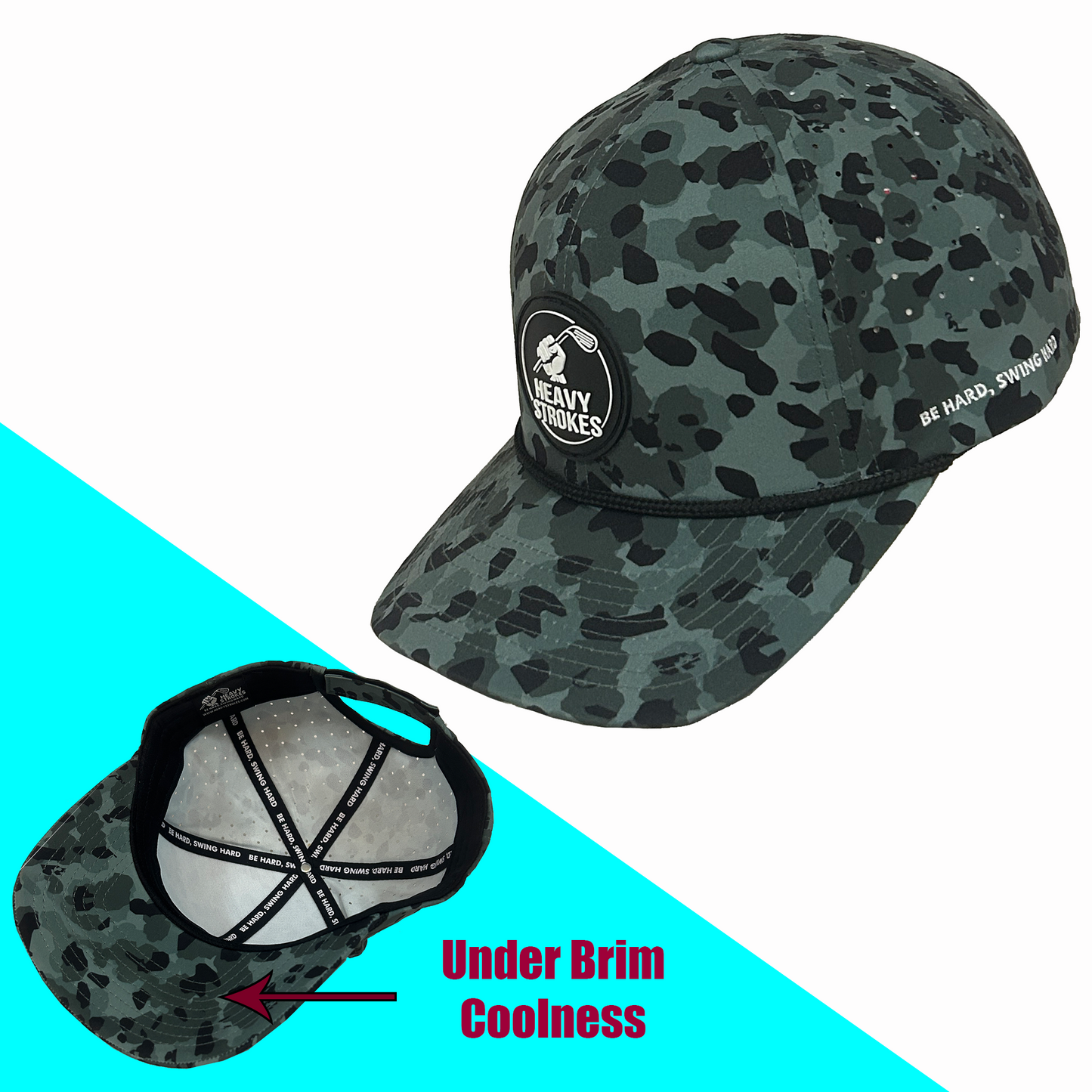 The "Tactical Tee Time" Camo Golf Hat