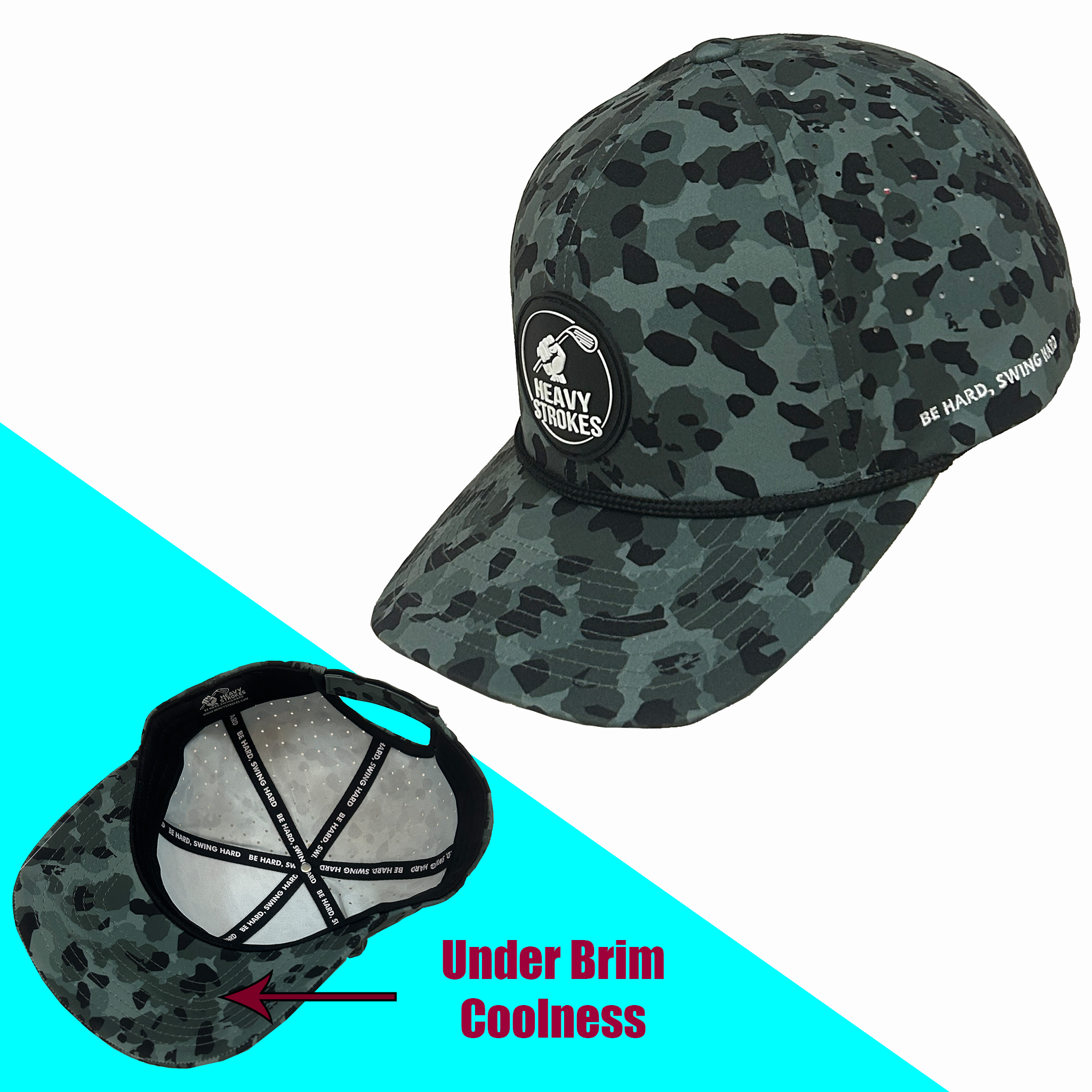 The "Tactical Tee Time" Camo Golf Hat