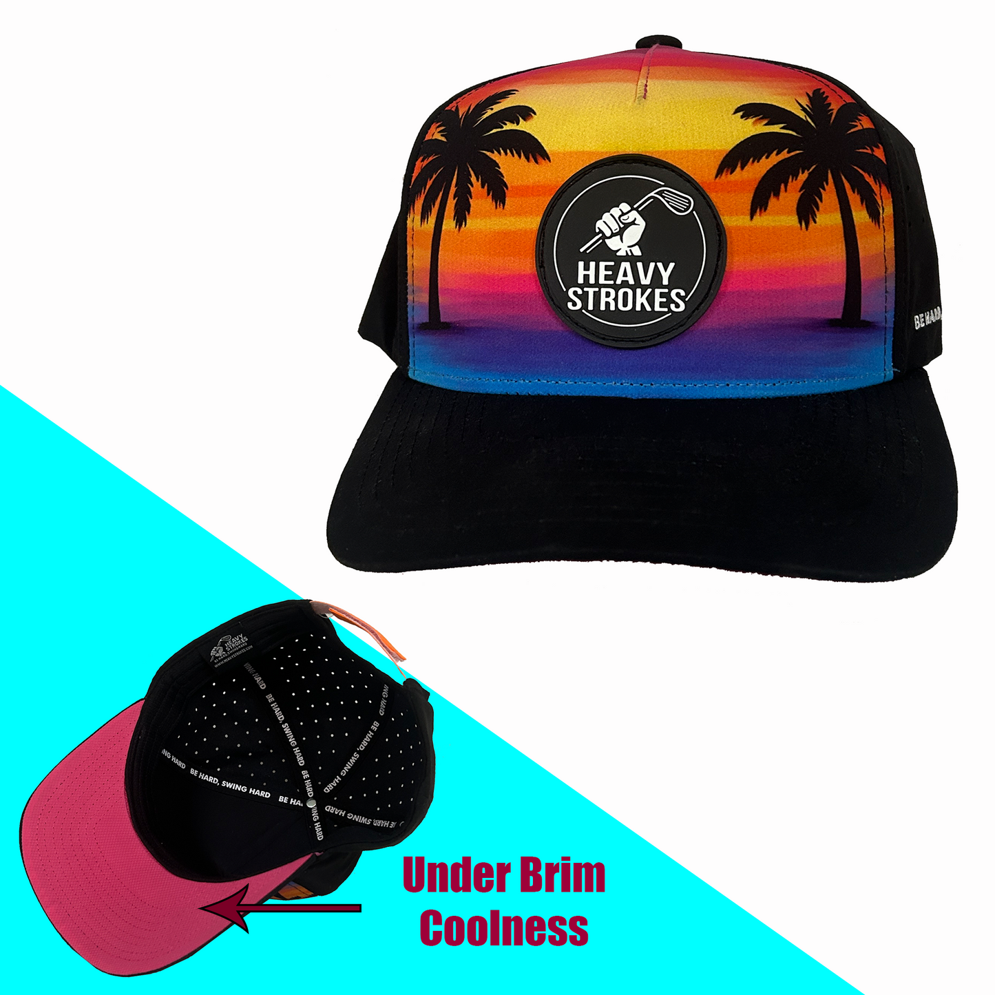The "Balls In The Palms" Golf Hat