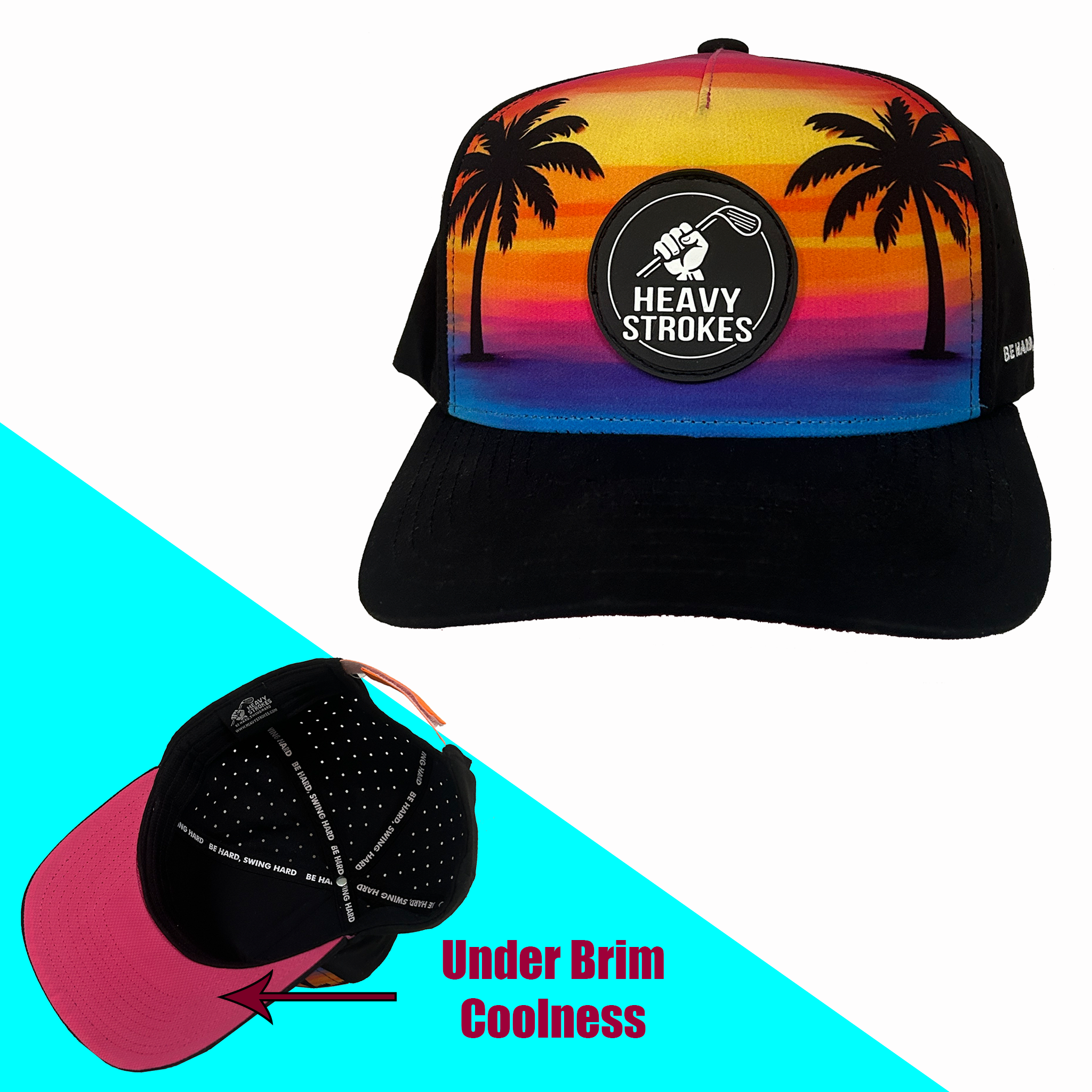 The "Balls In The Palms" Golf Hat